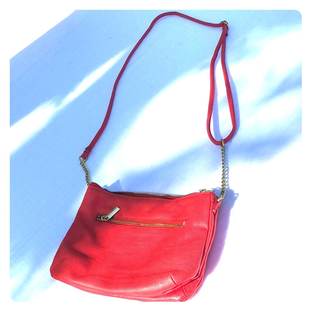 H&M Red Orange Cross Body Bag